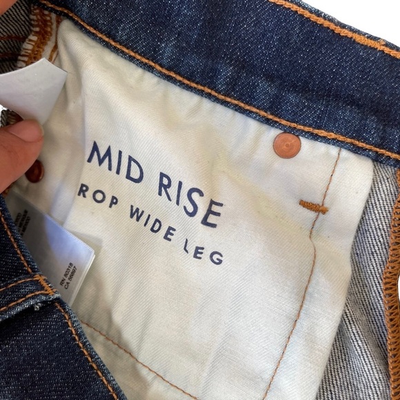 Lucky Brand Mid Rise Crop Wide Leg Jean‎ Size: 00/24 - Picture 5 of 7